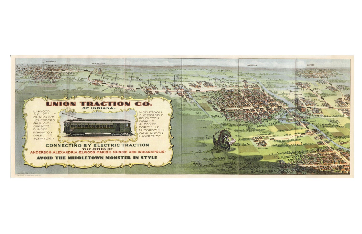 Union Traction Railroad in Indiana