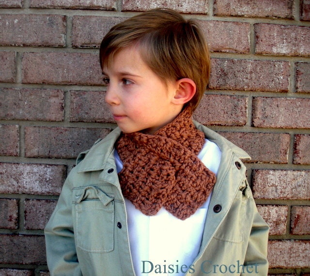 Boy Girl Unisex Neck warmer, Childs Scarf, , Organic Cotton Cowl, Gift under 40 Christmas Birthday present.