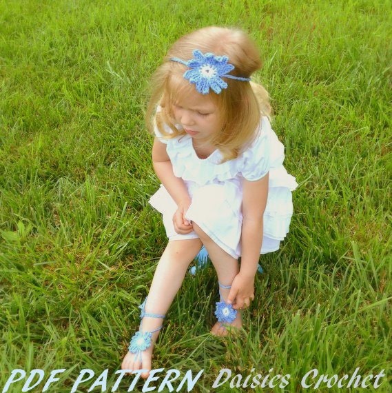 pdf  headband hat flower beach barefoot sandals accessory foot jewelry girl lace shoes (025)Permission To Sell Finished Items