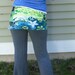 Earth Friendly Yoga Pants with attached Joshua Tree, floral, and zebra Skirt size sm/med