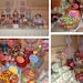 Custom Candy Buffet Labels in Colorful Candyland Design