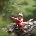 Woodland Fairy Photography, Fantasy Fine Art Photograph Photo Print, Baby Boy Nursery Bedroom Wall Waldorf Children Child Green red