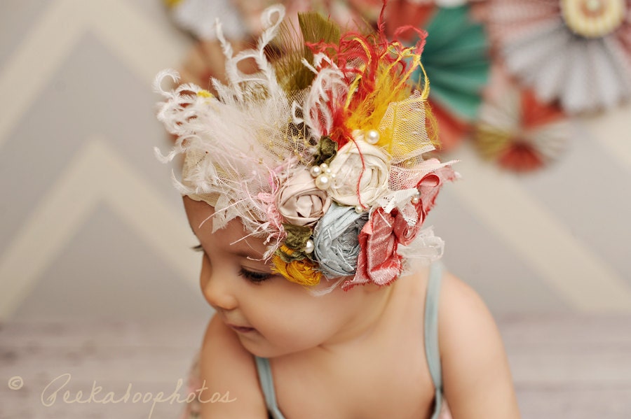 Nursery Rhyme headband made to match Matilda Jane Serendipity