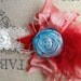 My County Tis of Thee patriotic headband with feathers