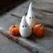 Halloween Ghost Brothers Cupcake Toppers (12 Variety Ghosts plus mini Pumpkins )