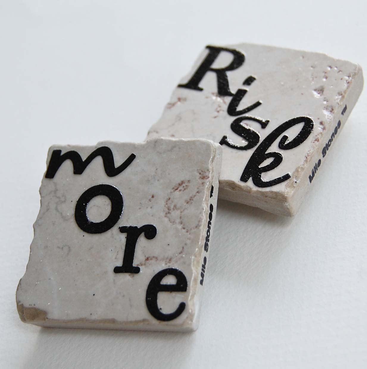 Risk More Take More Risks Set of 2 Tile Magnets