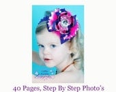 Complete Boutique Style Hair Bow Instructions Tutorial