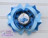 Pair (2) of Cinderella Mini Boutique Hair Bow Princess