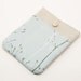 Ipad Case. Ipad bag. Ipad sleeve. Ipad cover with pocket and button closure. Ipad 2 case padded. Custom order available.