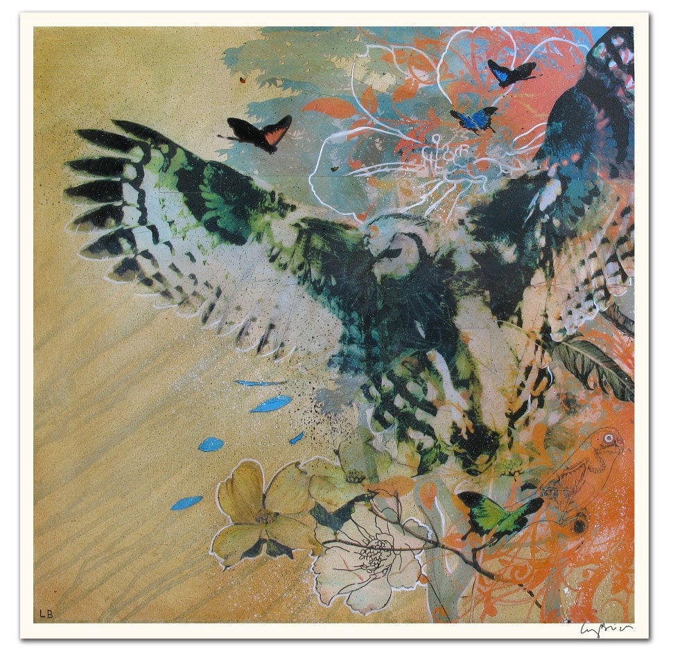 BUBO CAPENSIS- Fine art print - 17 x 17" - Signed by the artist