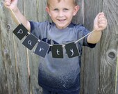 Mini Black Chalkboard Banner System - 5 piece