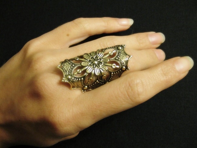 Medieval Filigree Armor Ring