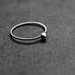 Pyramid . handmade sterling silver pyramid ring