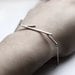 Sticks 01 . sterling silver twig bracelet