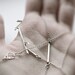 Sticks 05 . sterling silver twig necklace