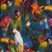 Birds of a Feather Print Pure Cotton Fabric from Alexander Henry--One Yard