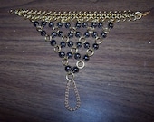Chainmail handflower bracelet for medievalists, steampunk, belly dance, tribal, SCA