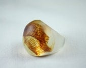 Chunky Resin Ring Autumn