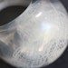 Clear Gauzy Resin Bubble Ring with a hint of Grey - Size 9