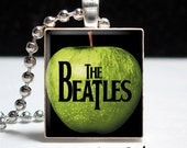 Beatles Apple Scrabble Pendant - Ball Chain Included - Buy 2 Get 1 Free