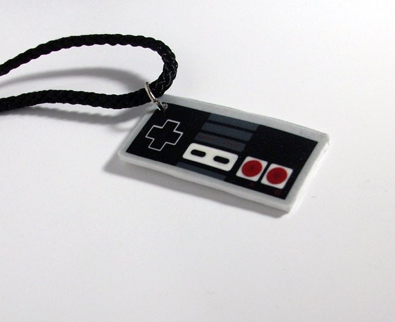 Old School Nintendo Controller Necklace