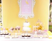 Girl Monkey Birthday Party Package - Printable