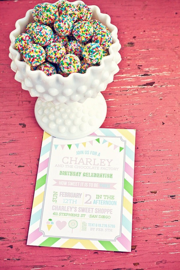 Printable Sweet Shoppe Party Package