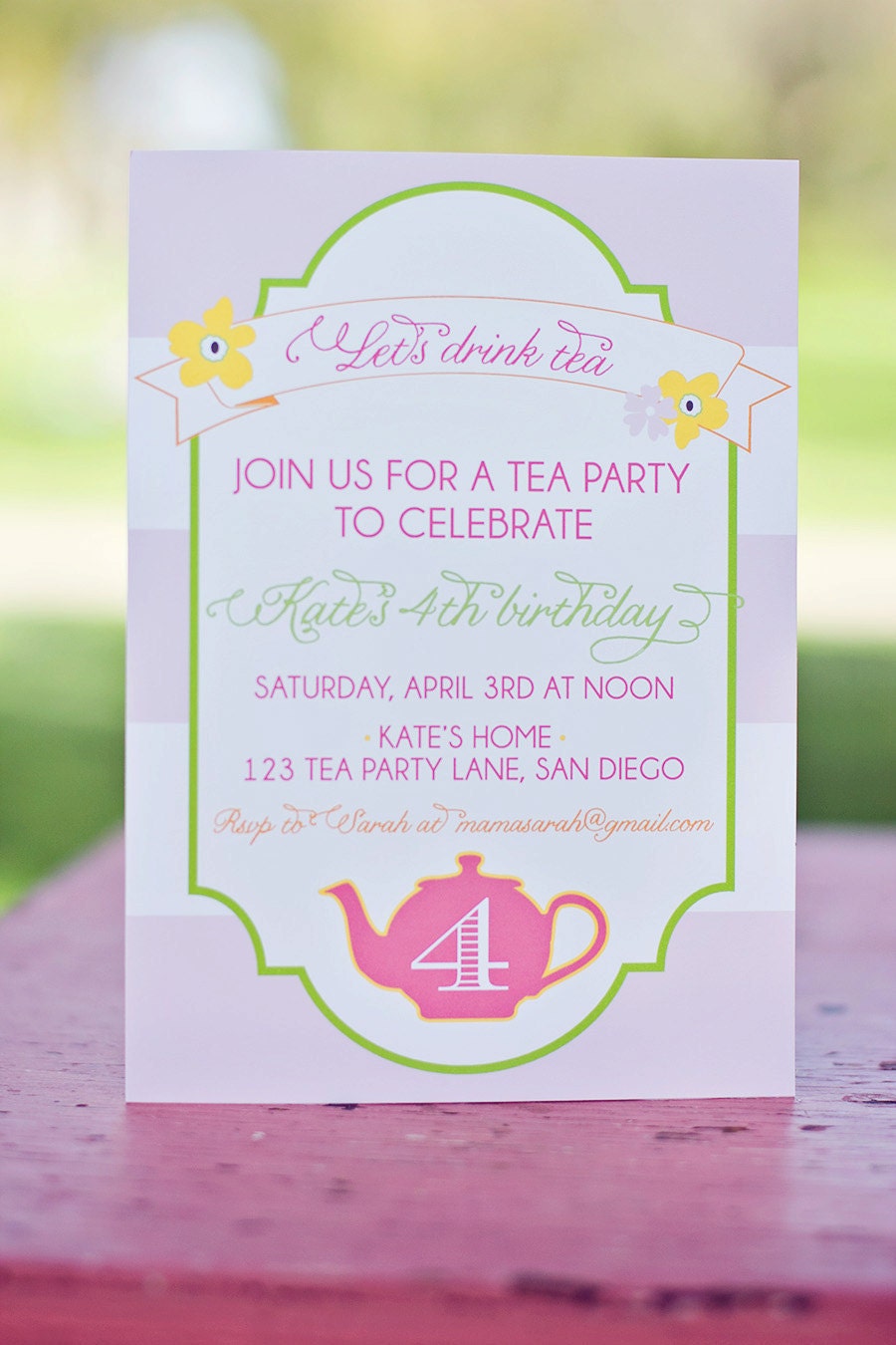 Printable Garden Tea Party Package- Featured on Hostess with the Mostess