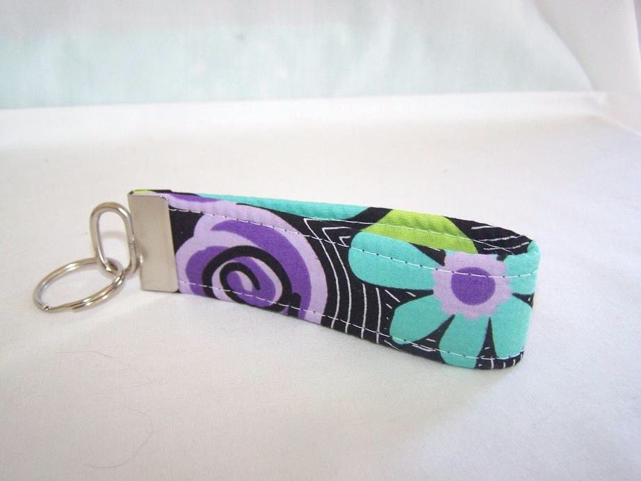 FREE SHIPPING ---- Wristlet Key Fob ----Petal Punch by Hoffman