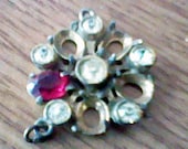 Vintage Rhinestone Pendent for upcycling