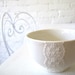 Hold for mei Lovely porcelain lace bowl-Hideminy Lace Series
