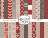 50% Off Sale Digital Paper Pack  - Personal and Commercial Use - Date Night (270)