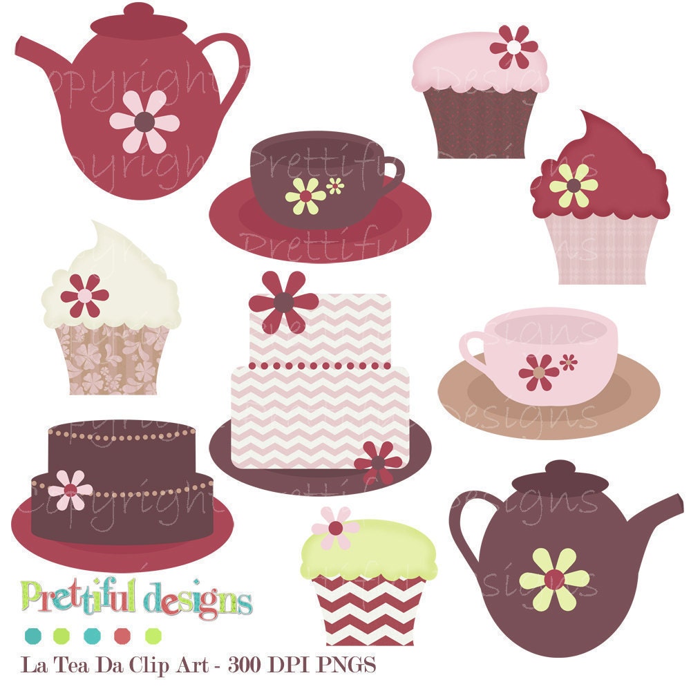 La Tea Da Clip Art - Personal or Commercial Use (147) Il_170x135