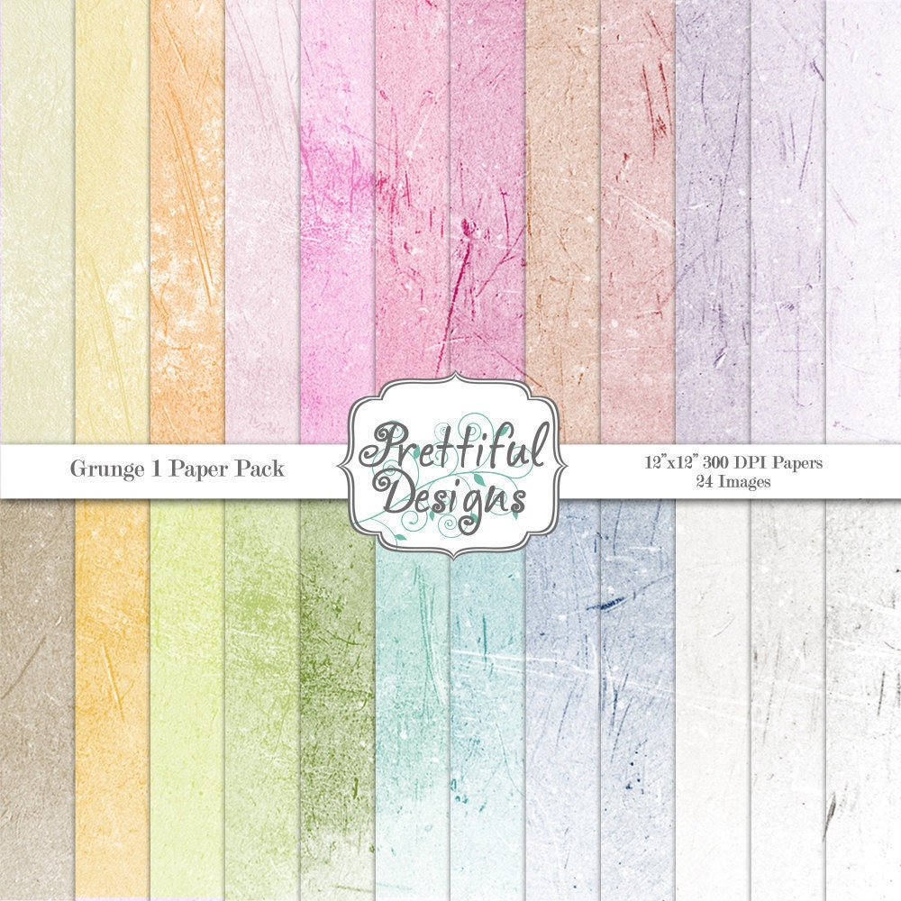 30% Off Sale Digital Paper Pack - Personal and Commercial Use - Grunge Set 1 (274) Il_570xn