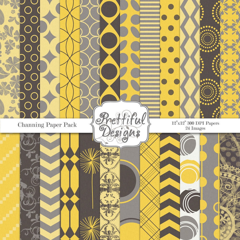 50% Off Sale Digital Paper Pack - Personal and Commercial Use - Channing (222) Il_570xn