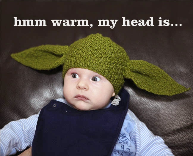 Ravelry: Felted Baby Yoda Hat pattern by.
