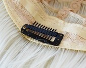 Wig Clips Sewn Into Your Wig // Large Metal Clips