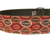 Dog Collar- Orange and Brown Pumpkin Seeds