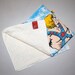 RESERVED for Anne: Set of 4 He-Man burp cloths - personalized