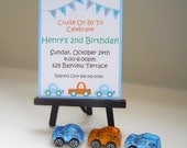 Car Birthday Invitation Boys Party