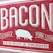 Bacon art print