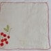 Stunning Vintage Vera Neumann linen cherry print napkins and placemats
