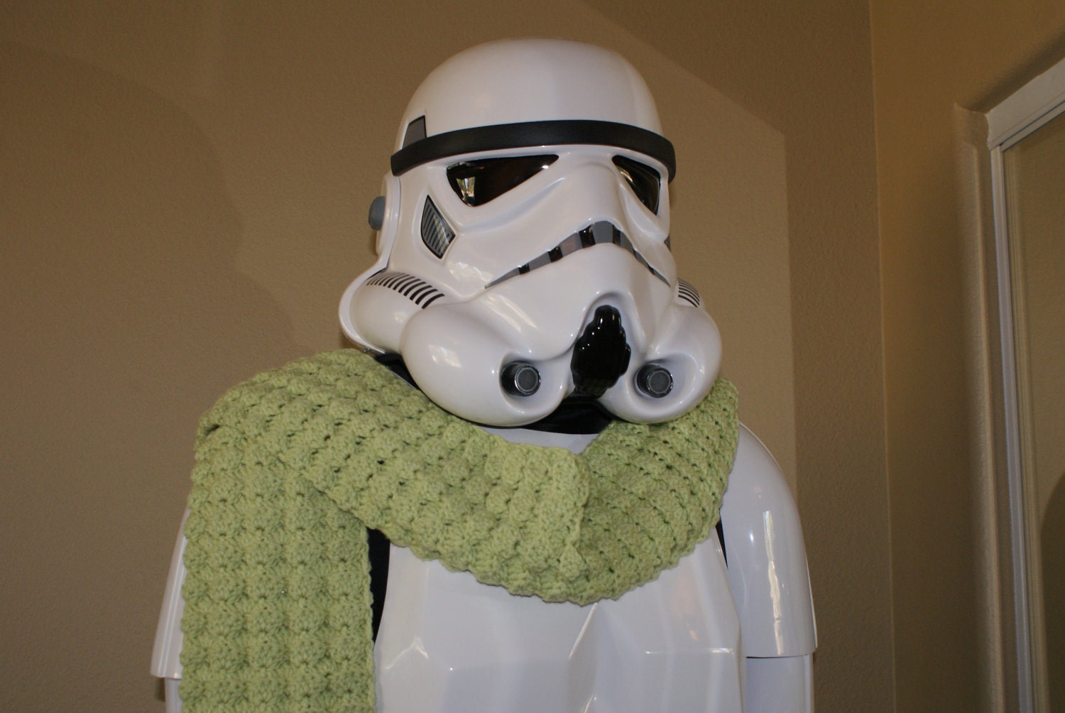 Crochet Scarf Crochet Green Scarf