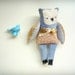 Laura - Little Owl, soft art toy by Wassupbrothers