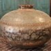 Reserved for Jon Cyber Monday SALE Vintage Distressed Metal Pot/Vase/Urn