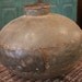 Reserved for Jon Cyber Monday SALE Vintage Distressed Metal Pot/Vase/Urn