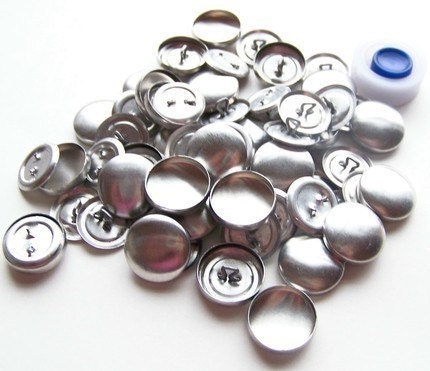 Aluminum Buttons to Cover 3/4 inch QTY 100 Plus ASSEMBLY TOOL