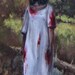 Zombies walking- 11 x 17 in. print (free shipping)