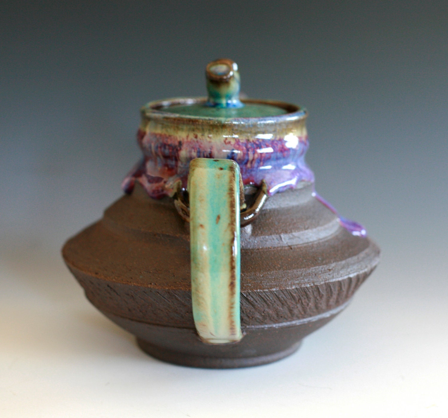 Sakura, Cherry Blossom Teapot, Handmade Stoneware Teapot