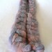 Handpainted Alpaca Roving- Pastel Berries 4oz